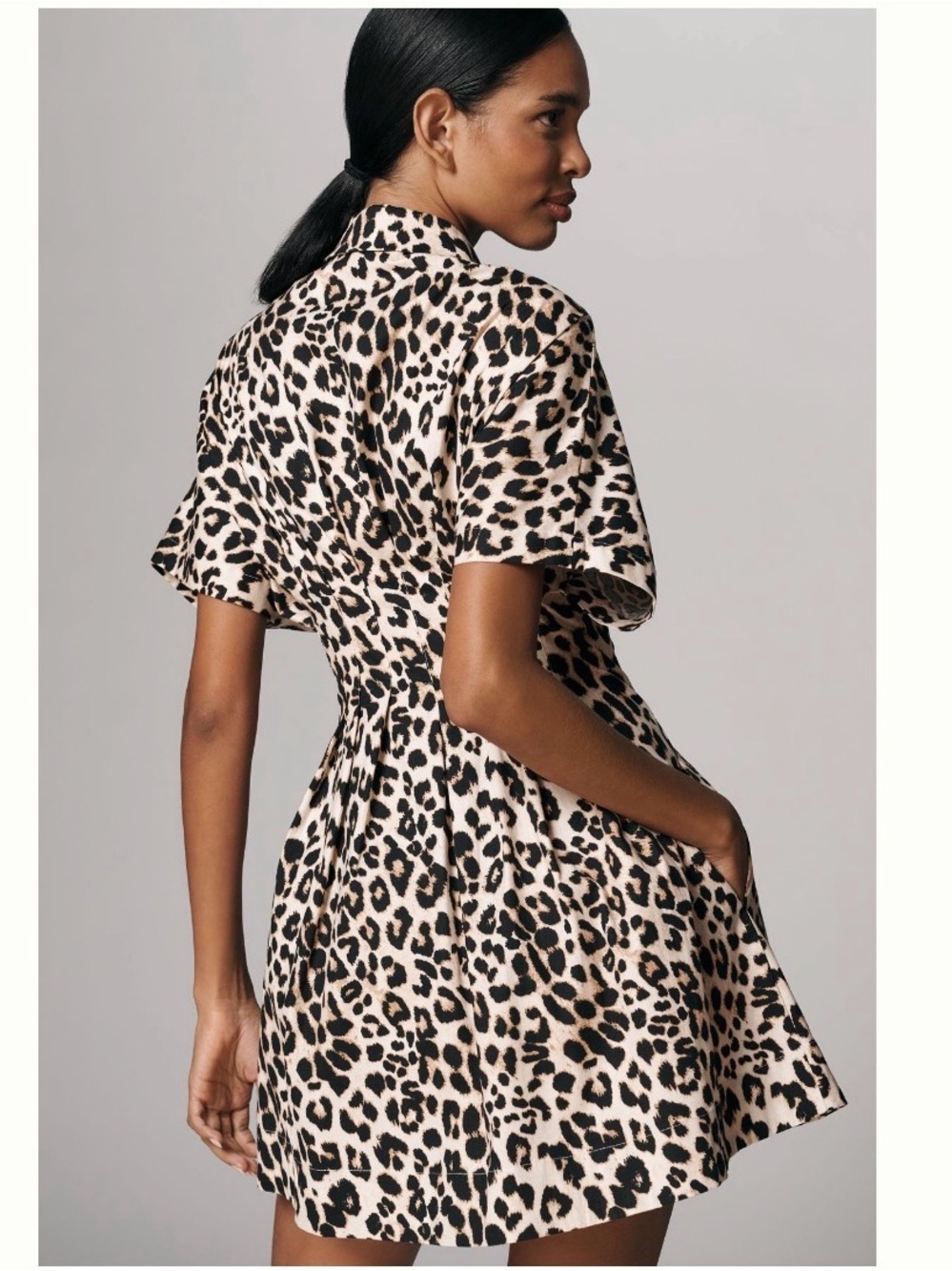 THE TOBIE MINI SHIRT DRESS - Picture 3 of 12